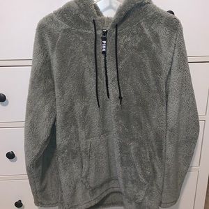 PINK Victoria Secret Plush half zip sweater